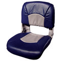 Tempress Tempress 45607 All-Weather High-Back Boat Seat - Blue/Gray 45607